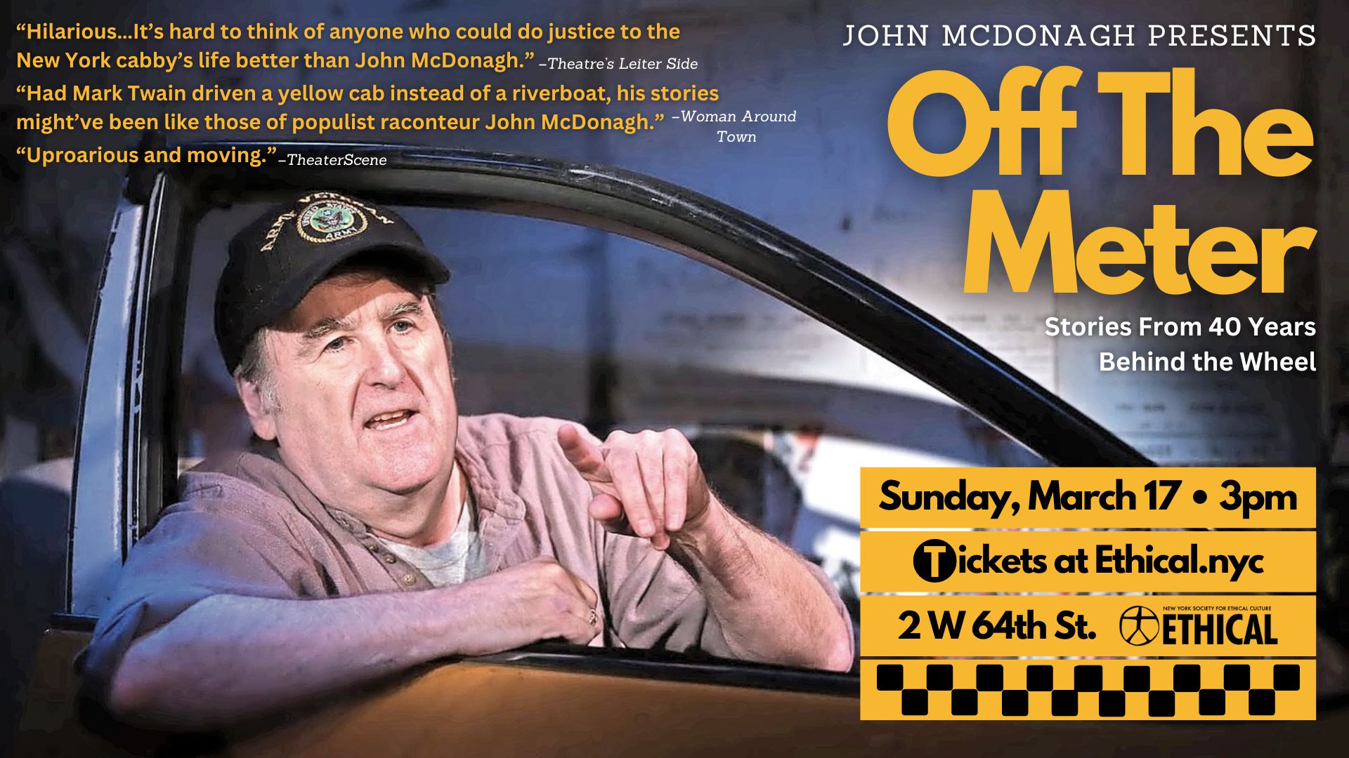 Sold Out! – John McDonagh Presents: ‘Off The Meter’
