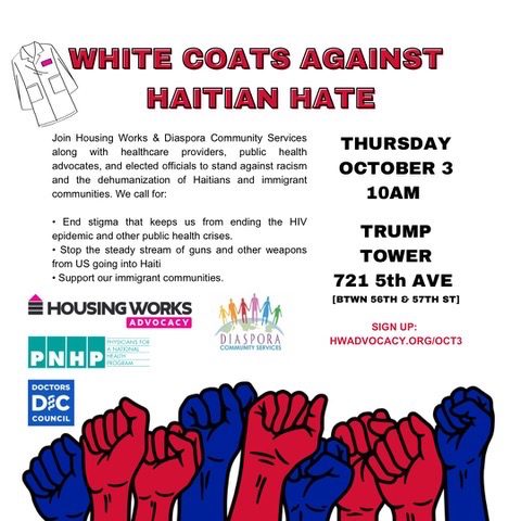 Protest: Stop Anti-Haitian Hate!